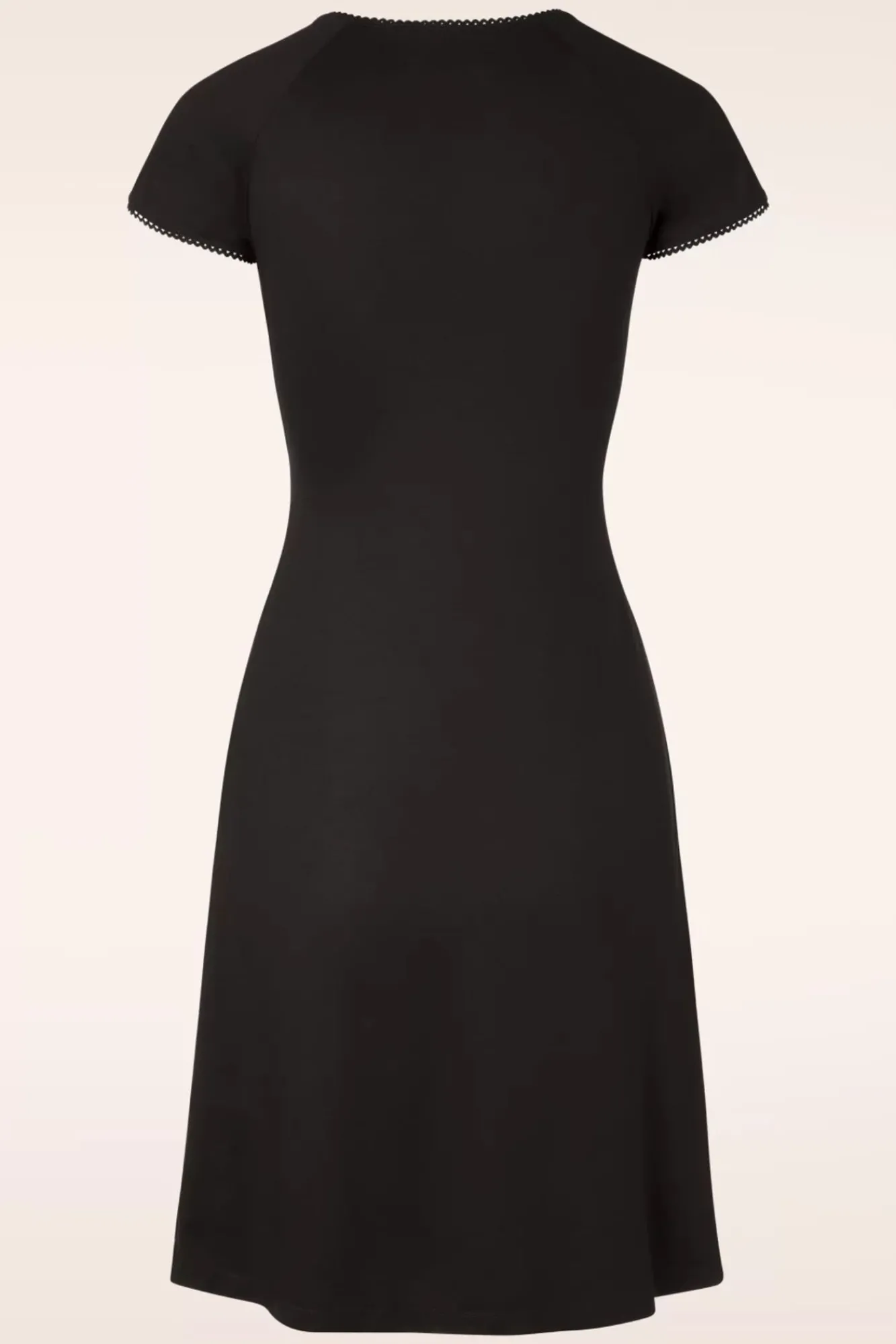 Sale Ecovero Classic Overslagjurk In Zwart Vrouwen Plus Size Jurken