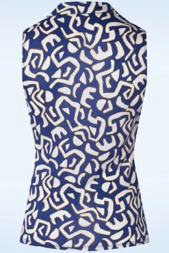 Discount Eden Top In Blauw Vrouwen Tops