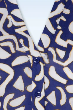 Discount Eden Top In Blauw Vrouwen Tops