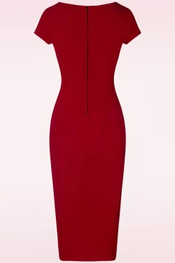 Online Effen Jurk In Rood Vrouwen Plus Size Jurken