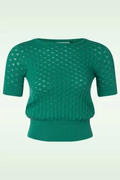 Ella Top In Smaragd Vrouwen Truitjes
