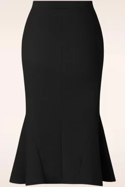 Hot Ellie Crepe Pencil Rok In Zwart Vrouwen Rokken