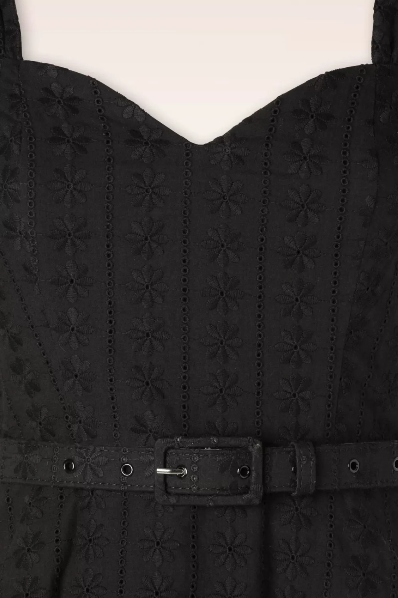 Embroidery Summer Flare Jurk In Zwart Vrouwen Plus Size Jurken