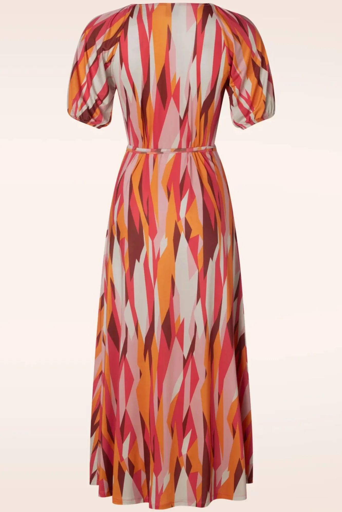 Emma Midi Wikkel Jurk In Multi Vrouwen Midi Jurken