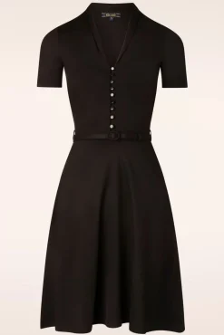 New Emmy Ecovero Klassieke Jurk In Zwart Vrouwen Plus Size Jurken