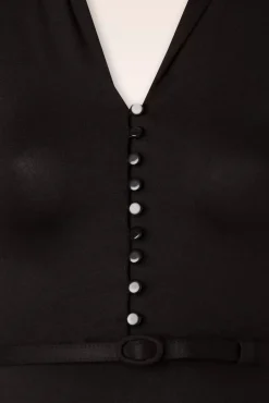 New Emmy Ecovero Klassieke Jurk In Zwart Vrouwen Plus Size Jurken