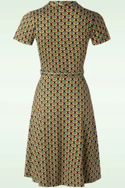 Outlet Emmy Indy Jurk In Delphinium Groen Vrouwen Swing Jurken