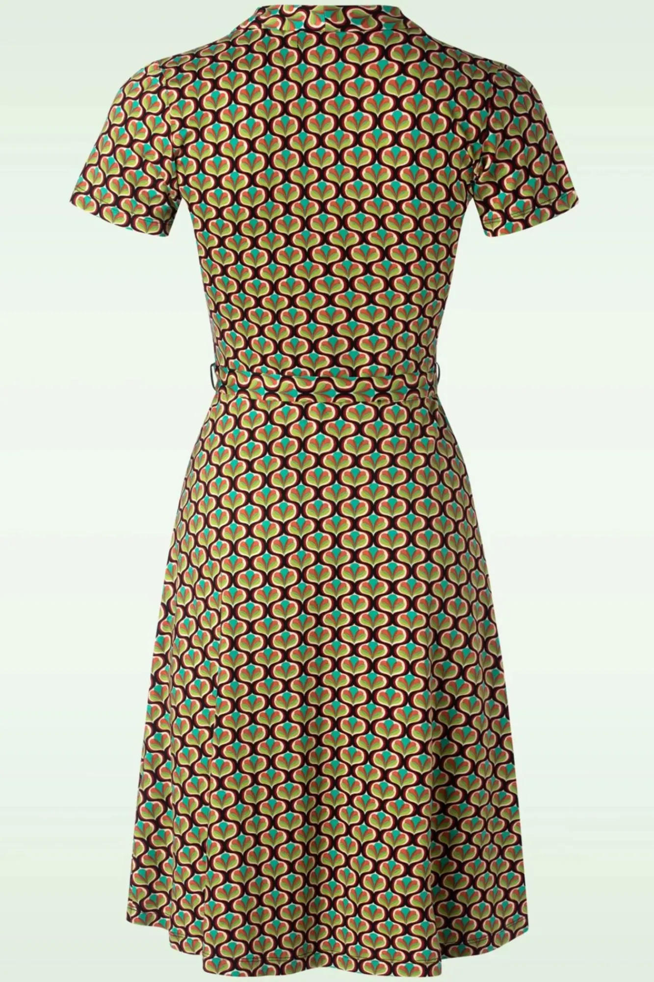 Outlet Emmy Indy Jurk In Delphinium Groen Vrouwen Swing Jurken