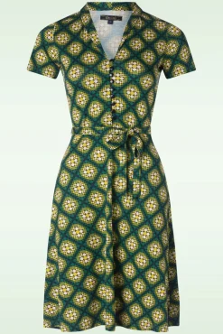 Discount Emmy Kirby Jurk In Para Groen Vrouwen Swing Jurken