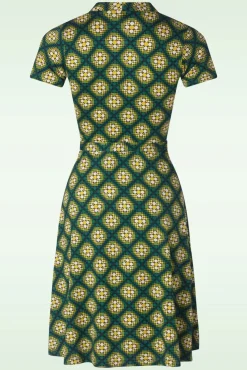 Discount Emmy Kirby Jurk In Para Groen Vrouwen Swing Jurken