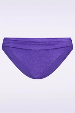 Evening Glow Mid Waist Bikini Broekje In Paars Vrouwen Bikini's
