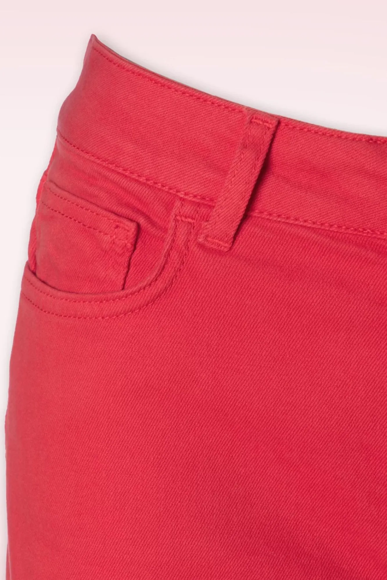 Hot Fae Flared Jeans In Rood Vrouwen Broeken