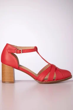 New Fancy Footwork Pumps In Rood Vrouwen Pumps