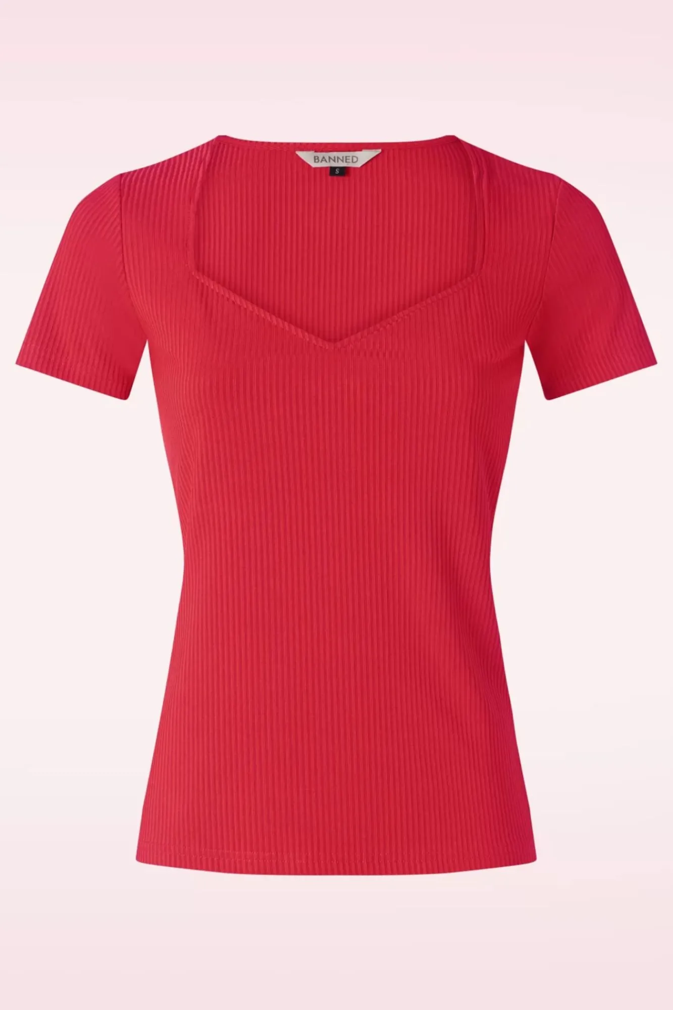 Fara Top In Rood Vrouwen T-Shirts