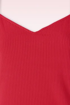 Fara Top In Rood Vrouwen T-Shirts