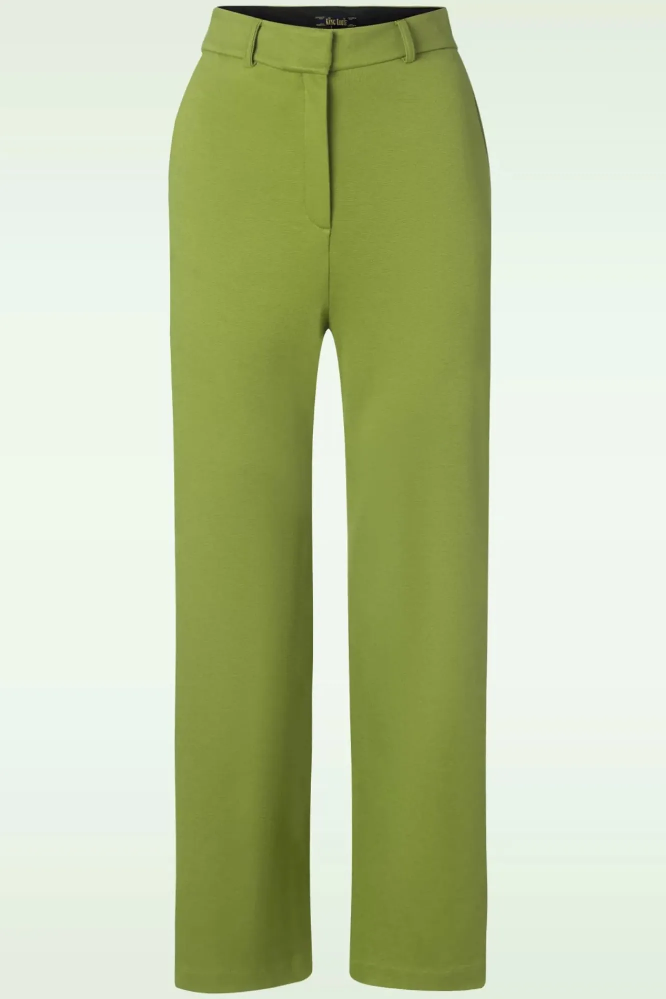 Discount Federica Milano Uni Broek In Woodbine Groen Vrouwen Broeken