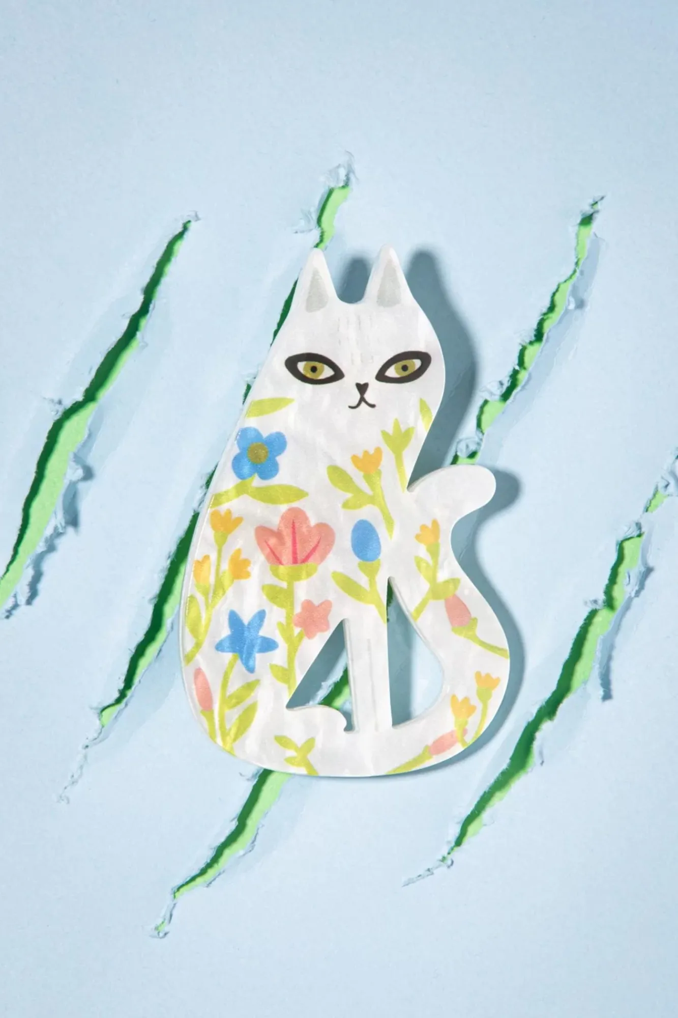 Online Feline Florescence Broche Vrouwen Sieraden