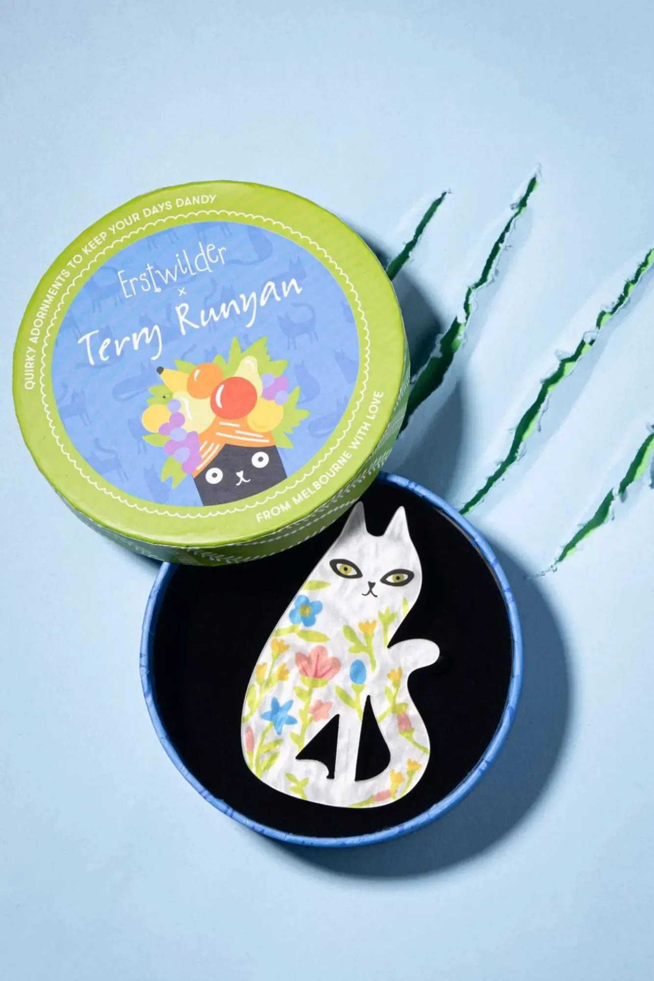 Online Feline Florescence Broche Vrouwen Sieraden