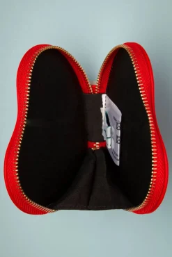 Sale Fill My Heart Portemonnee In Lippenstift Rood Vrouwen Portemonnees