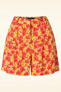 Outlet Fintan Doree Shorts In Fiesta Rood Vrouwen Broeken