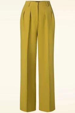 Discount Fintan Simonet Pantalon In Sulphur Geel Vrouwen Broeken