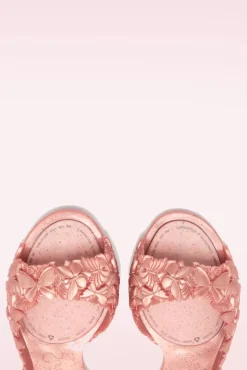 Hot Flexi Butterfly Flipflop Sandaaltjes In Glossy Roze Vrouwen Slippers