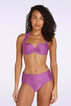 Best Flipover Bikiniroekje In Glanzend Lilapaars Vrouwen Bikini's