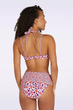 Outlet Flipover Summer Flowers Bikinibroekje In Paars Vrouwen Bikini's