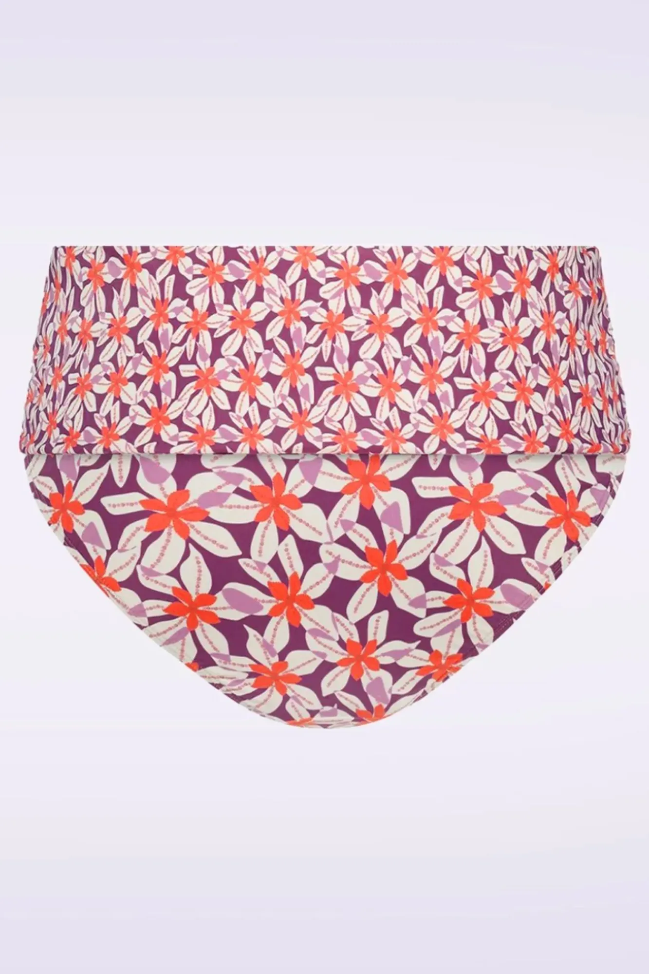 Outlet Flipover Summer Flowers Bikinibroekje In Paars Vrouwen Bikini's