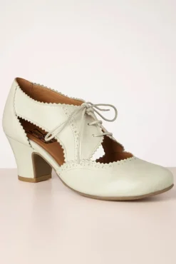 Hot Foxe Shoe Booties In Ivoorwit Vrouwen Pumps