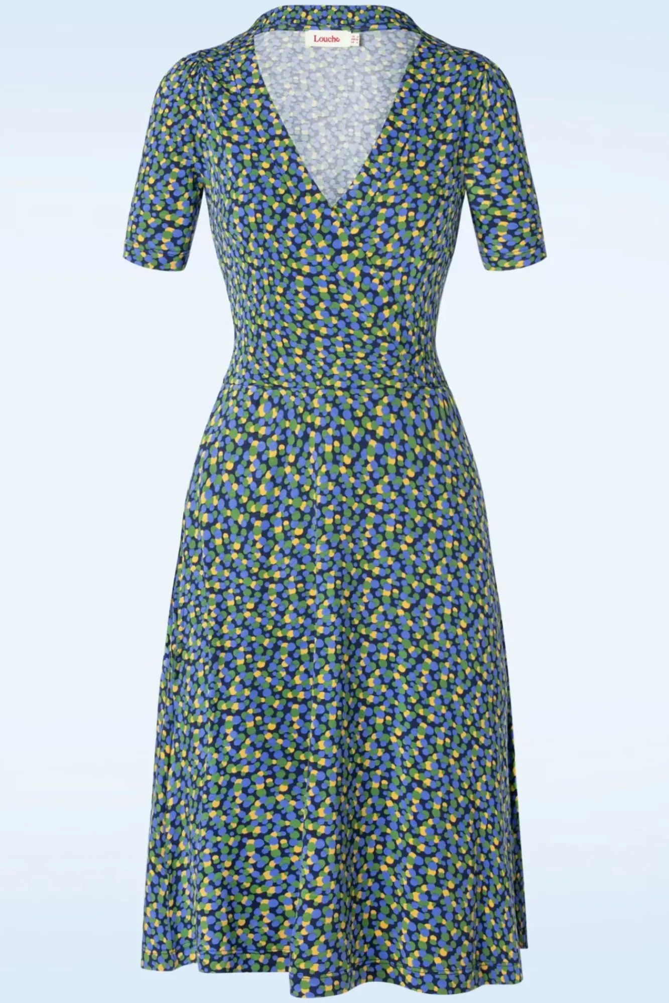 Hot Frankie Bubble Pop Wikkel Jurk In Multi Vrouwen Swing Jurken