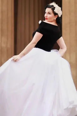 Clearance Fremont Maxi Jurk In Zwart En Wit Vrouwen Plus Size Jurken