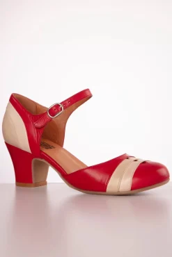 Clearance Frenchy Mary Jane Pumps In Rood Vrouwen Pumps