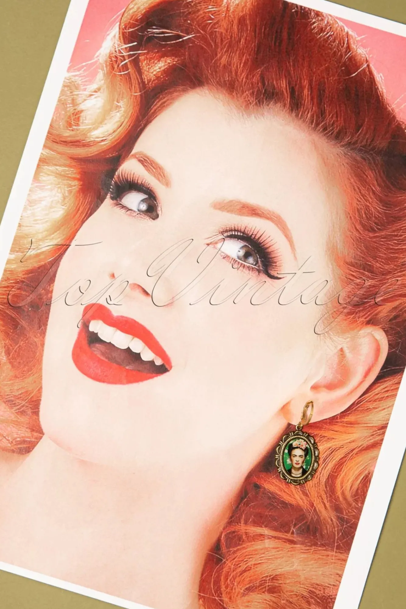 Best Frida Oorbellen In Antiekgoud En Groen Vrouwen Sieraden