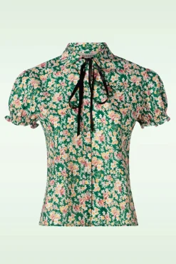 Online Garden Blouse In Groen Vrouwen Blouses