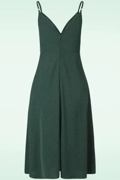 Clearance Garden Spot Jurk In Groen Vrouwen Swing Jurken