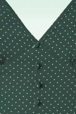 Clearance Garden Spot Jurk In Groen Vrouwen Swing Jurken