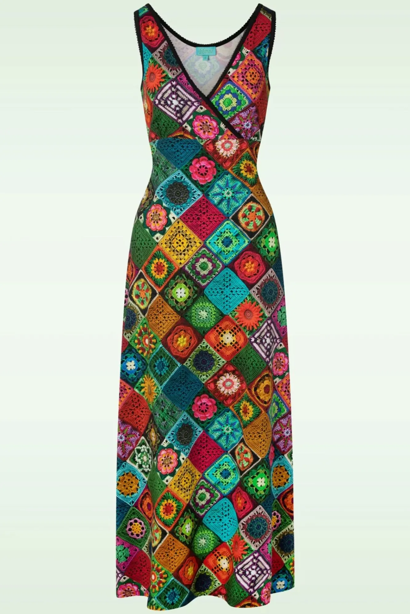 Online Gia Granny Maxi Jurk In Multi Vrouwen Plus Size Jurken