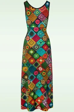 Online Gia Granny Maxi Jurk In Multi Vrouwen Plus Size Jurken