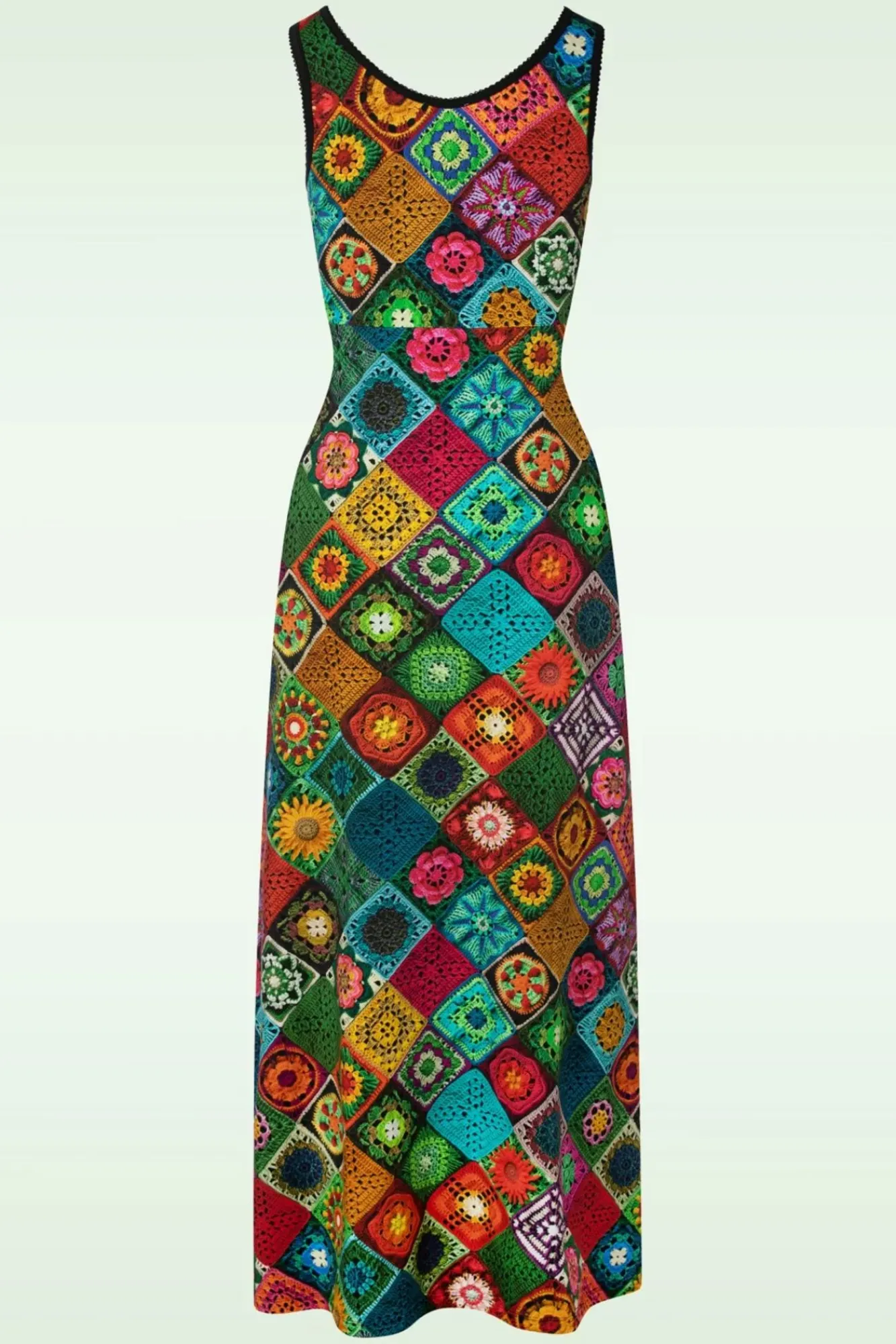 Online Gia Granny Maxi Jurk In Multi Vrouwen Plus Size Jurken