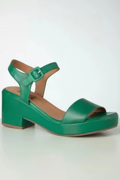 Sale Gillie Clog Sandalen In Smaragdgroen Vrouwen Sandalen