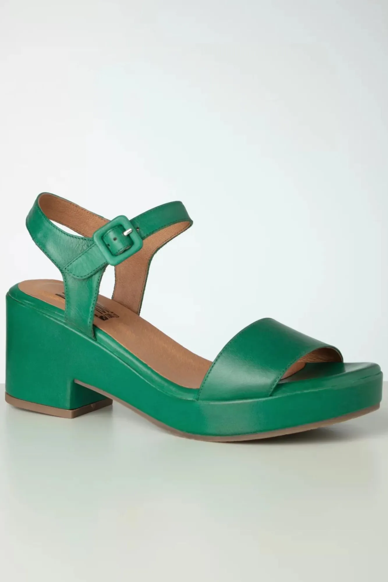 Sale Gillie Clog Sandalen In Smaragdgroen Vrouwen Sandalen