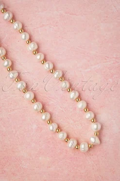 Best Give Me Pearls Halsketting In Goud En Ivoor Vrouwen Sieraden