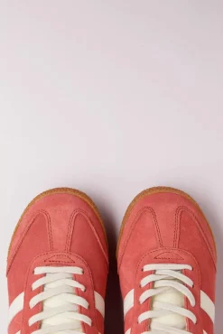 Online Elan Suede Sneakers In Koraal Vrouwen Sneakers