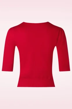 Grace Jumper In Rood Vrouwen Truitjes