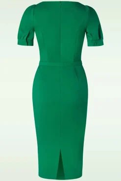 Discount Graziella Pencil Jurk In Groen Vrouwen Plus Size Jurken