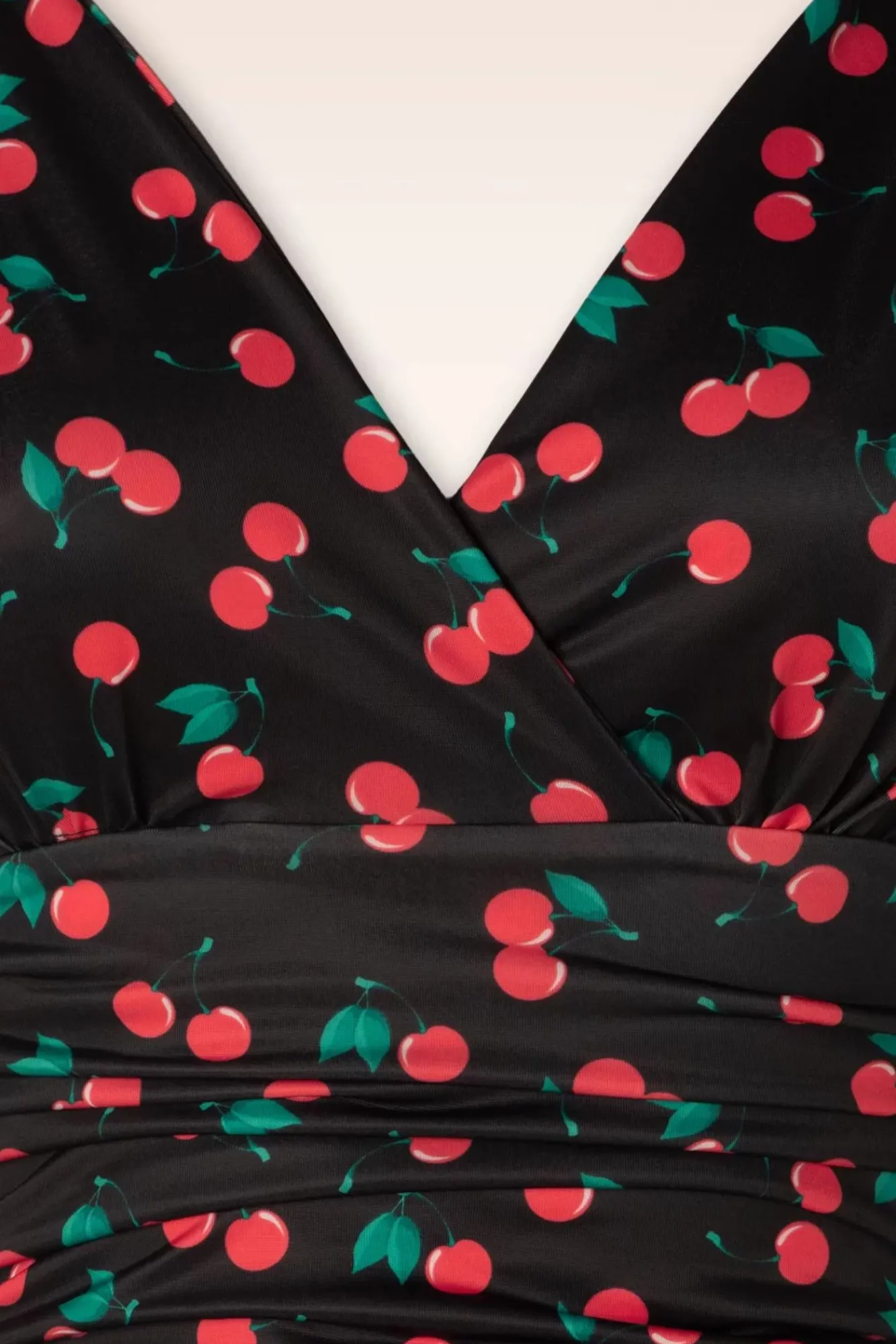 Outlet Grecian Cherry Jurk In Zwart Vrouwen Plus Size Jurken