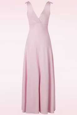 Grecian Glitter Maxi Jurk In Rose Shadow Vrouwen Plus Size Jurken