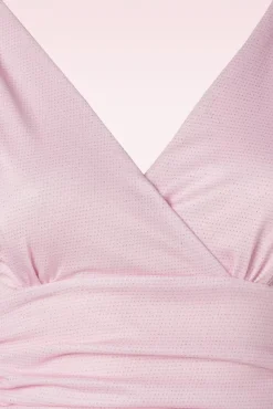 Grecian Glitter Maxi Jurk In Rose Shadow Vrouwen Plus Size Jurken