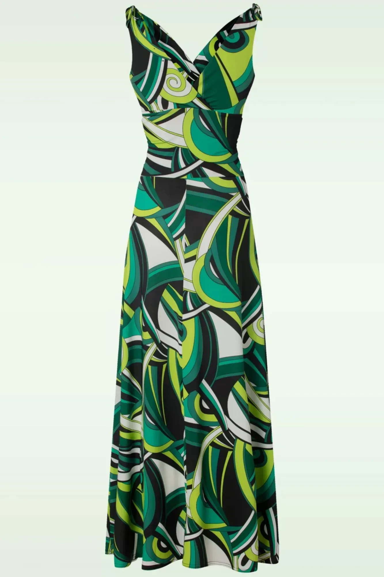 Online Grecian Maxi Jurk In Groen Vrouwen Plus Size Jurken